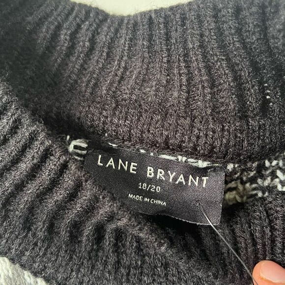 Lane Bryant NWT Mock-Neck Midi Sweater Dress 18/20 - Picture 6 of 10